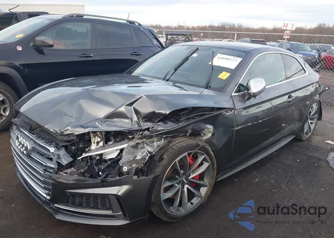 2018 Audi S5 3.0T Premium Plus из США, поврежденный, VIN WAUR4AF58JA018789